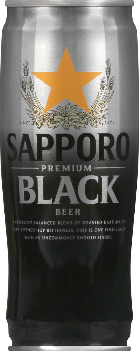 slide 5 of 11, Sapporo Premium Black Beer 22oz Single Can, 72 fl oz