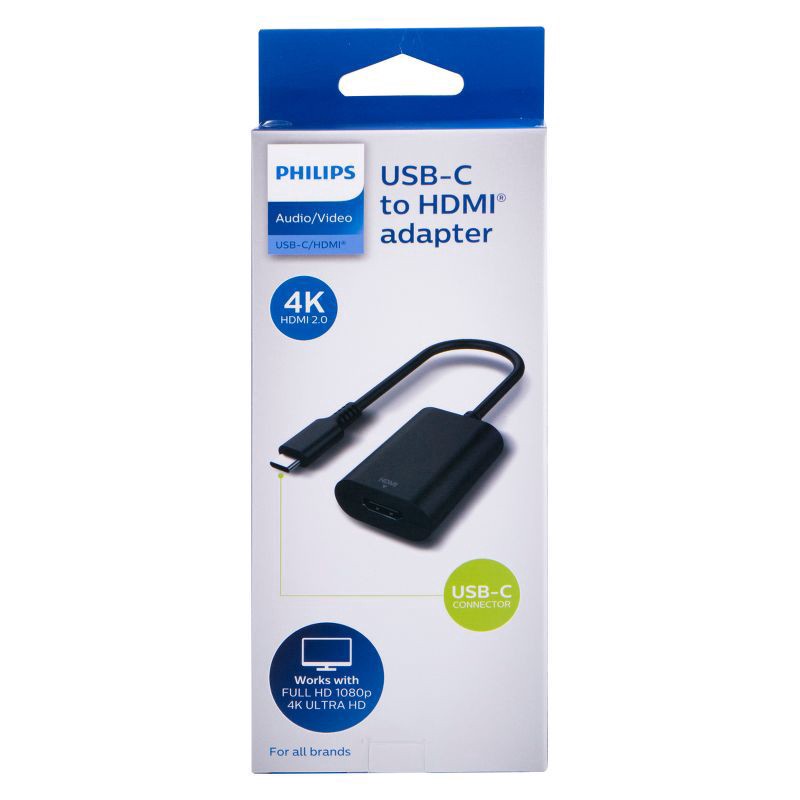 slide 4 of 5, Philips Usb-C To Hdmi Adapter, 1 ct