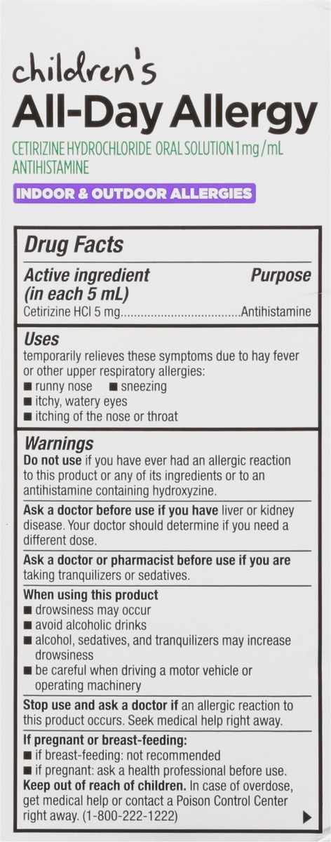 slide 2 of 9, TopCare Children's All-Day Allergy Grape Flavor, 4 fl oz