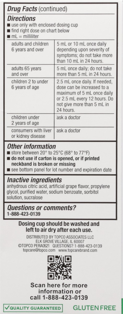 slide 5 of 9, TopCare Children's All-Day Allergy Grape Flavor, 4 fl oz