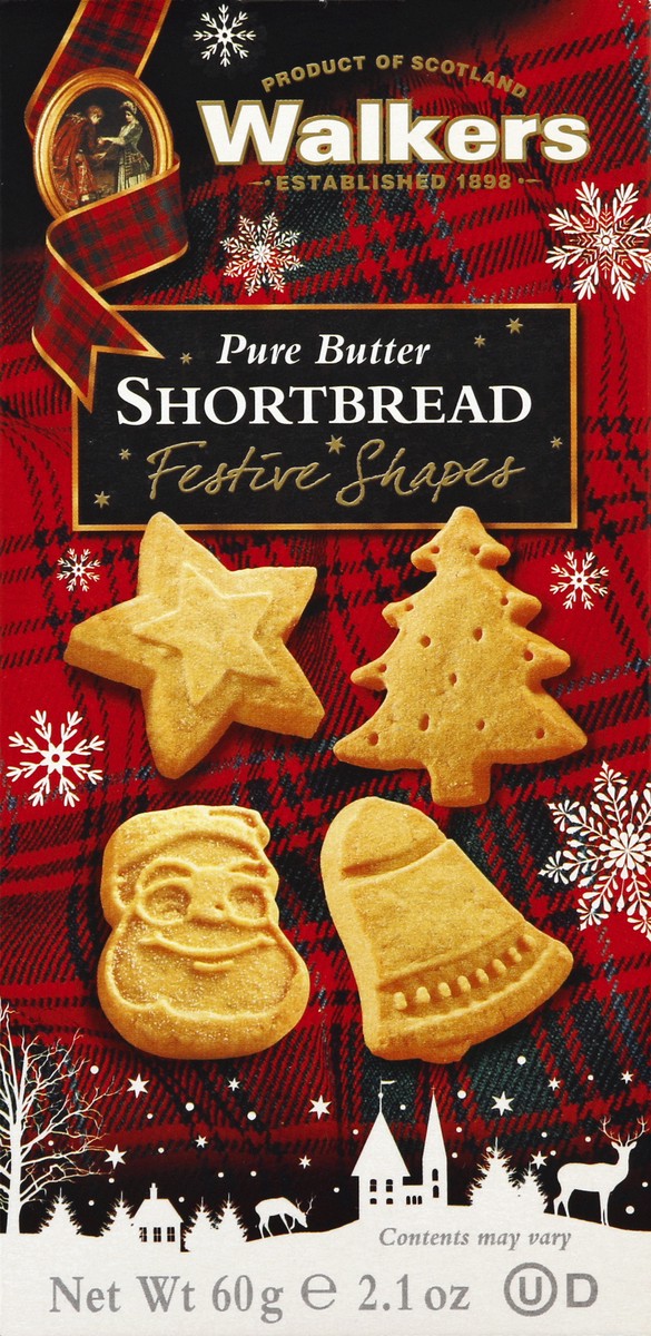 slide 2 of 6, Walker's Festive Shapes Shortbread 2.1 oz, 2.1 oz