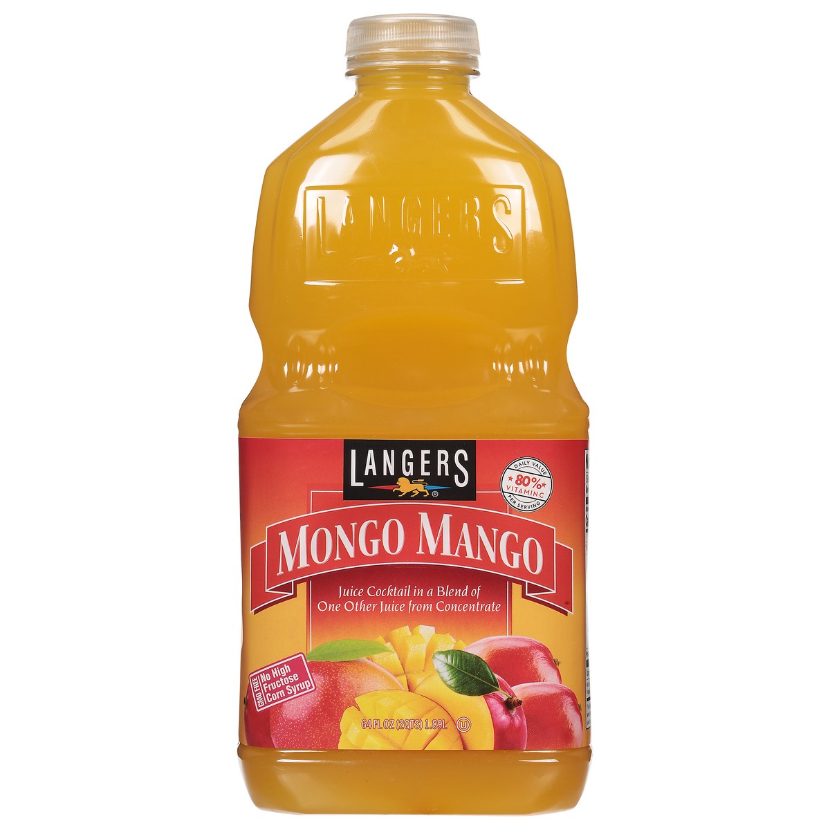 slide 1 of 13, Langers Mongo Mango Juice Cocktail- 64 oz, 64 oz