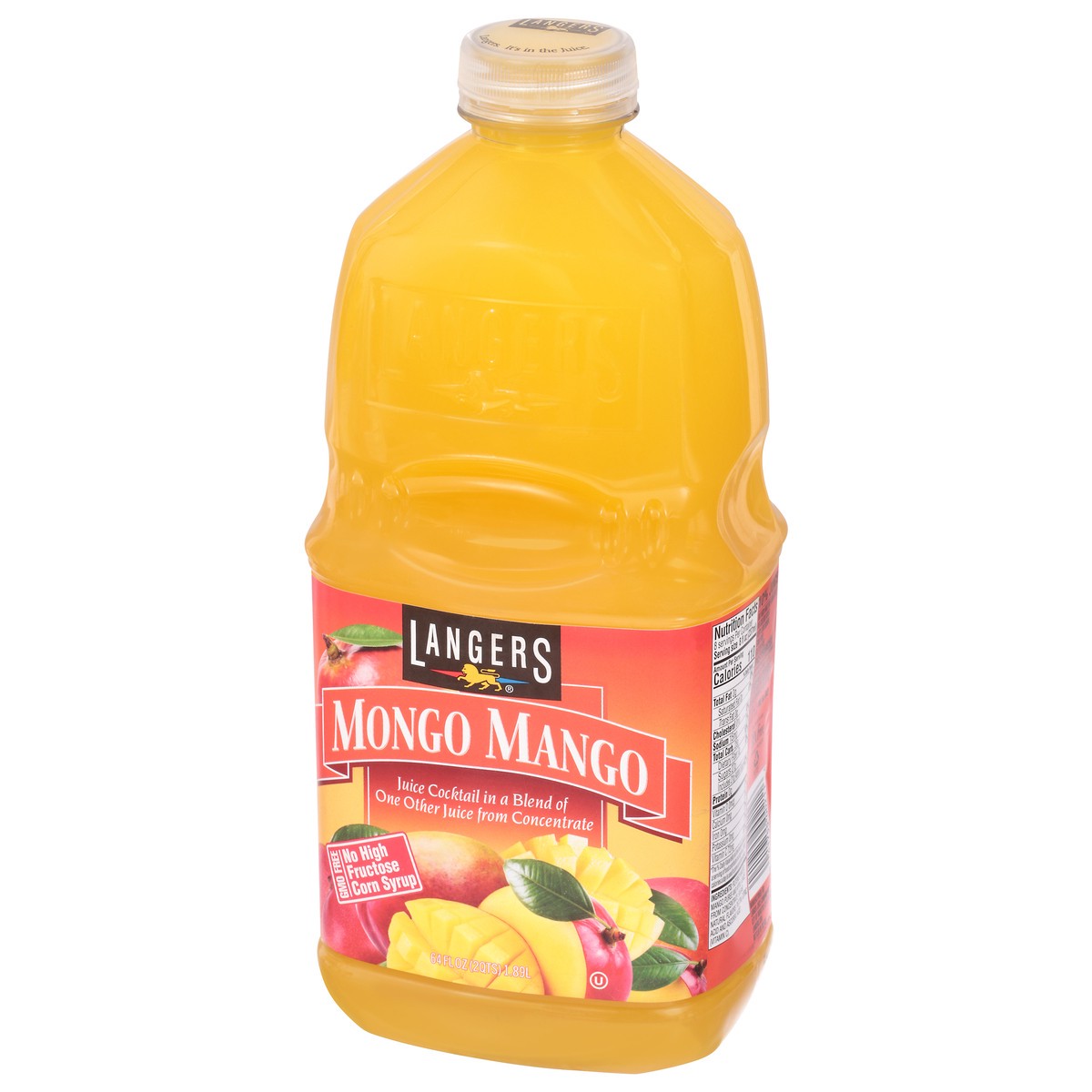 slide 11 of 13, Langers Mongo Mango Juice Cocktail - 64 fl oz, 64 fl oz