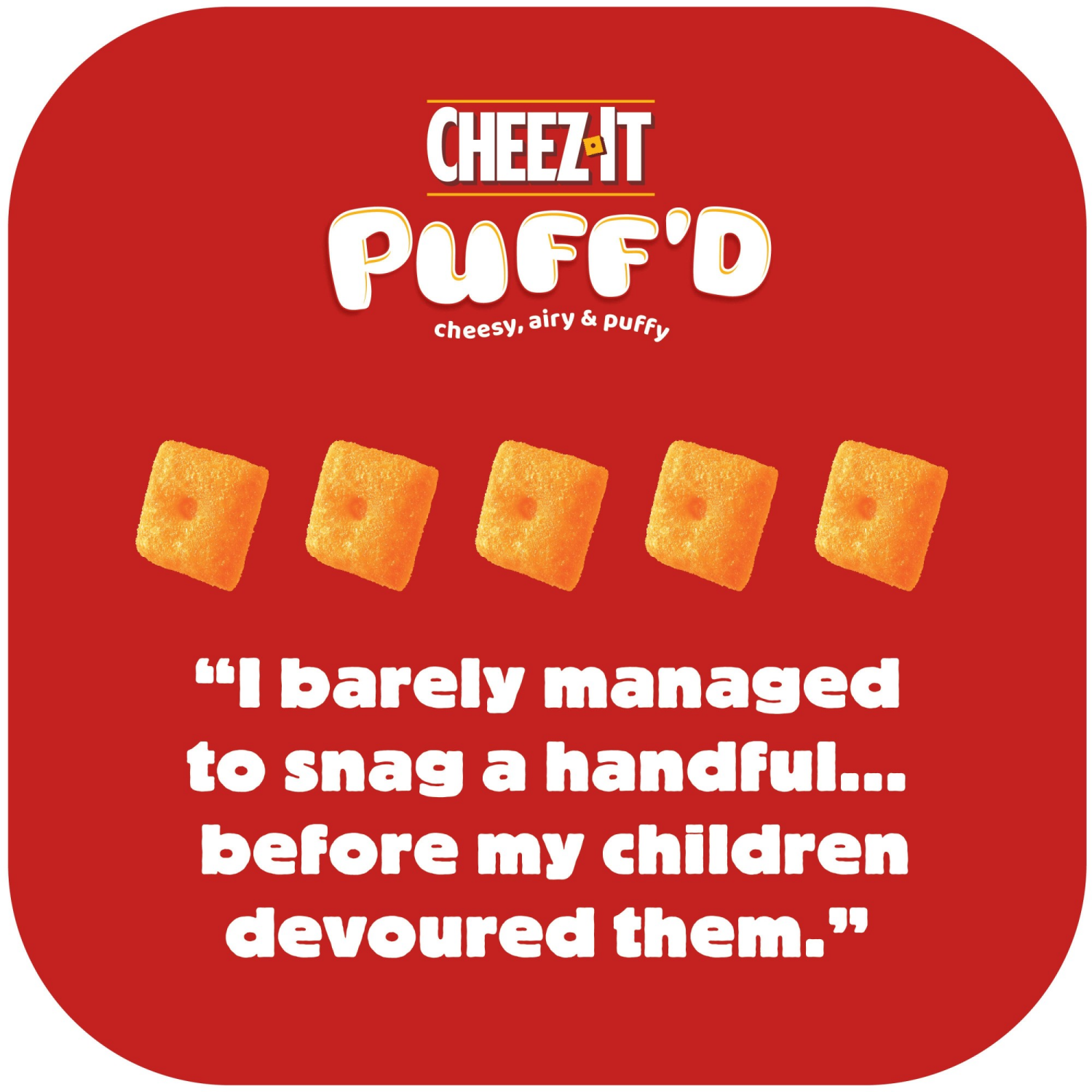 slide 7 of 8, Cheez-It Puff'd™ White Cheddar Cheesy Baked Snacks, 5.75 oz