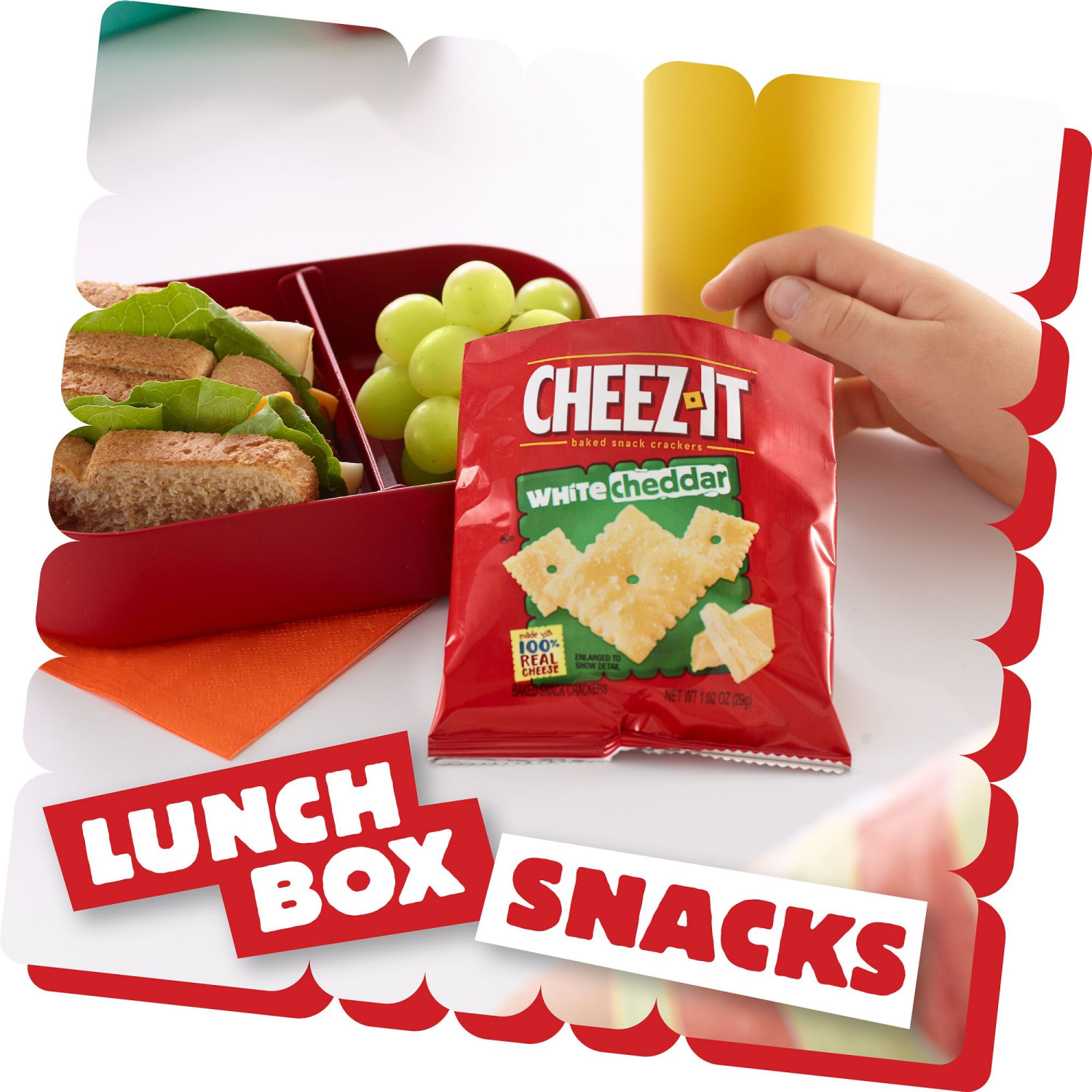 slide 4 of 8, Cheez-It White Cheddar Baked Snack Crackers, 12 ct