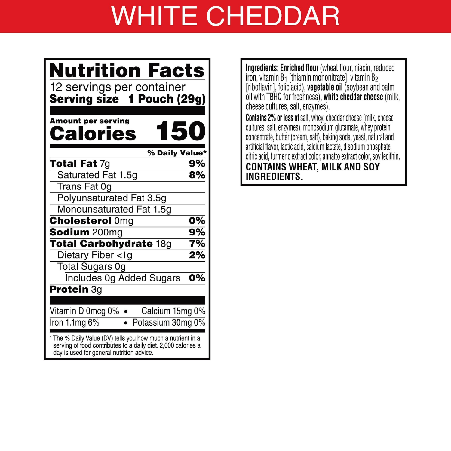 slide 6 of 8, Cheez-It White Cheddar Baked Snack Crackers, 12 ct
