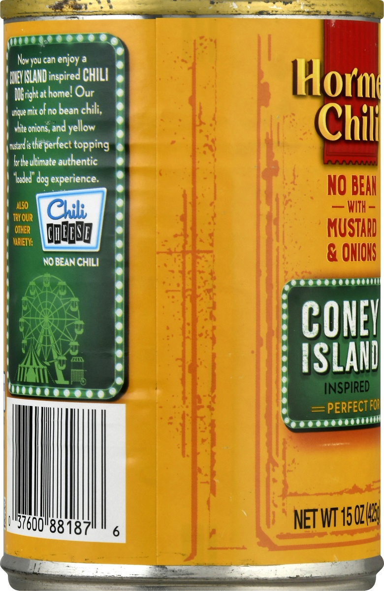 slide 2 of 9, Hormel Coney Island No Bean Chili 15 oz, 15 oz