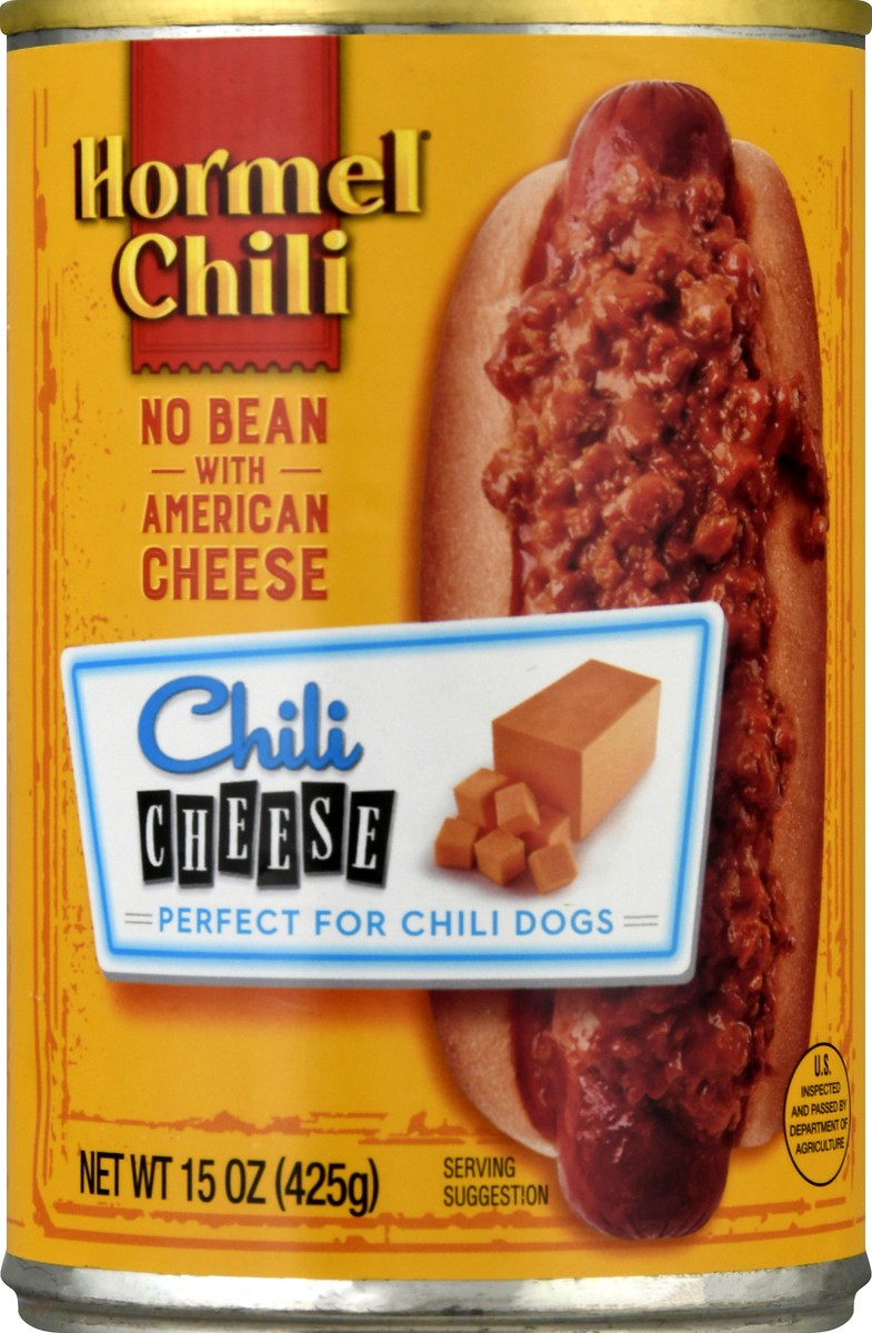 slide 6 of 9, Hormel Cheese Chili 15 oz, 15 oz