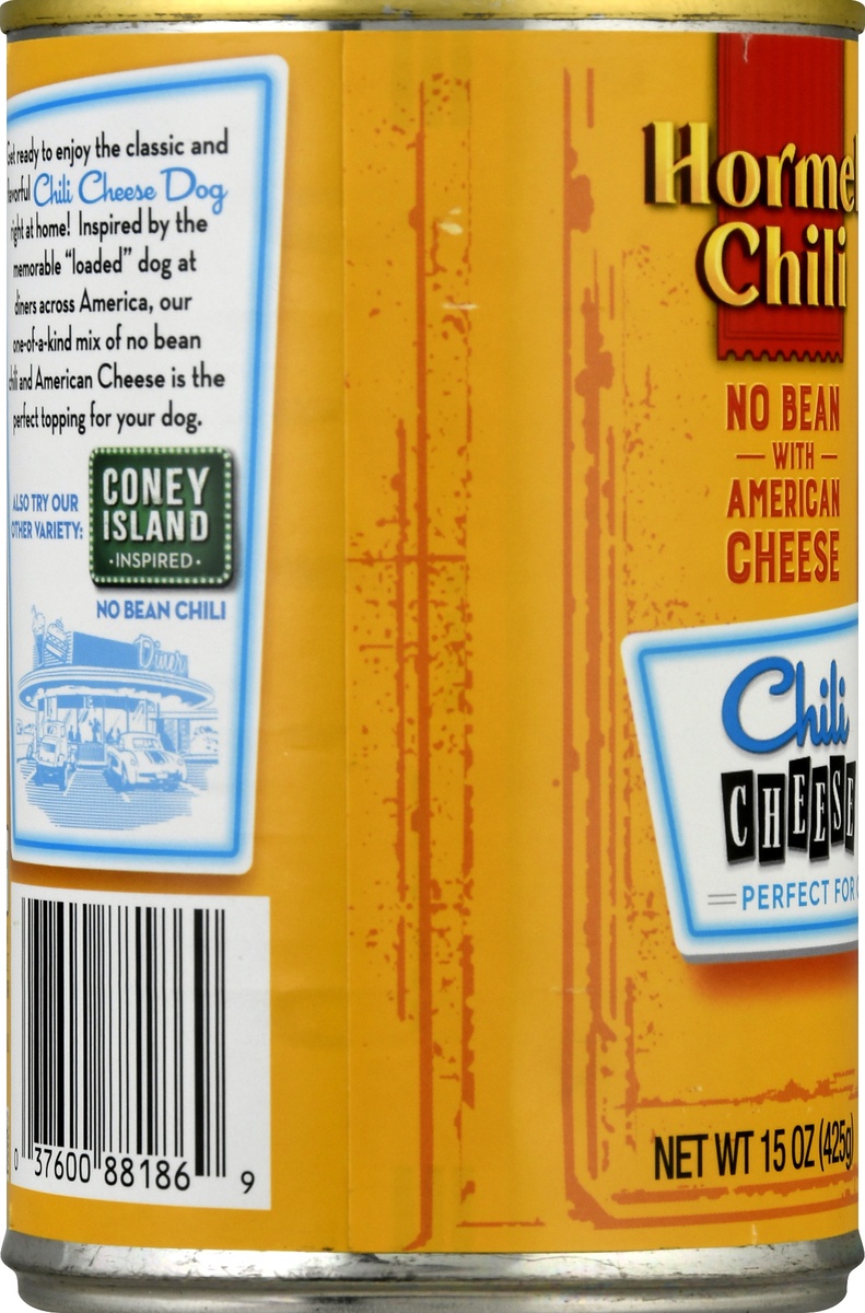 slide 7 of 9, Hormel Cheese Chili 15 oz, 15 oz