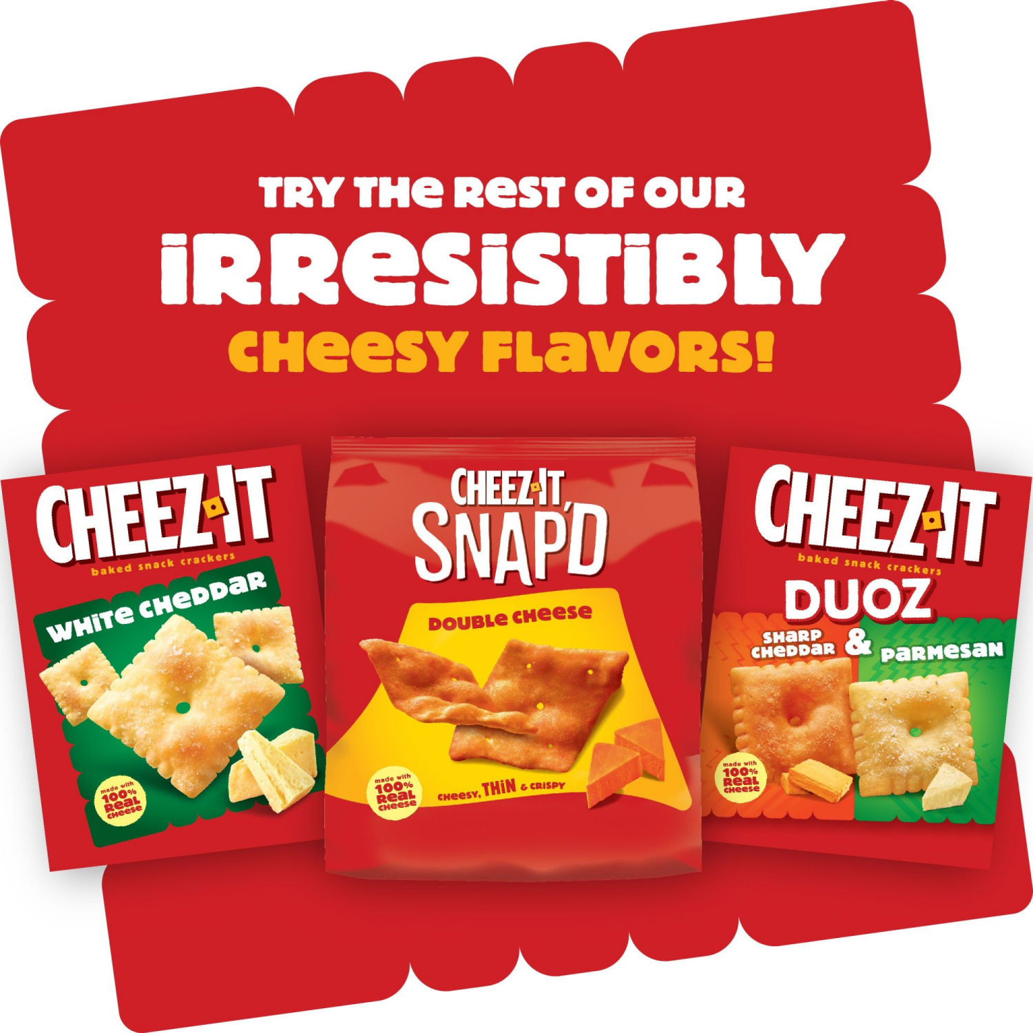 slide 2 of 8, Cheez-It Grooves Bold Cheddar Cheese Crackers, 9 oz