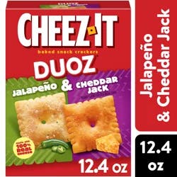 Cheez-It DUOZ Jalapeño and Cheddar Jack Baked Snack Crackers