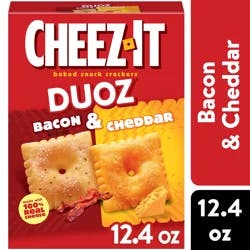 Cheez-It DUOZ Bacon and Cheddar Baked Snack Crackers
