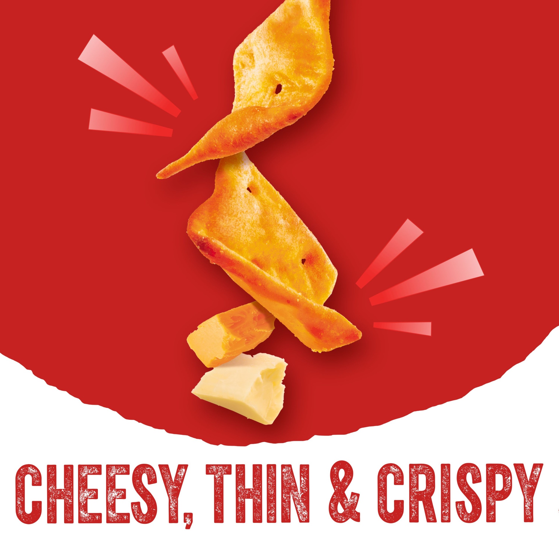 slide 5 of 7, Sunshine Cheez-It Snap'd Double Cheese Baked Snack Crackers Multipack, 12 ct