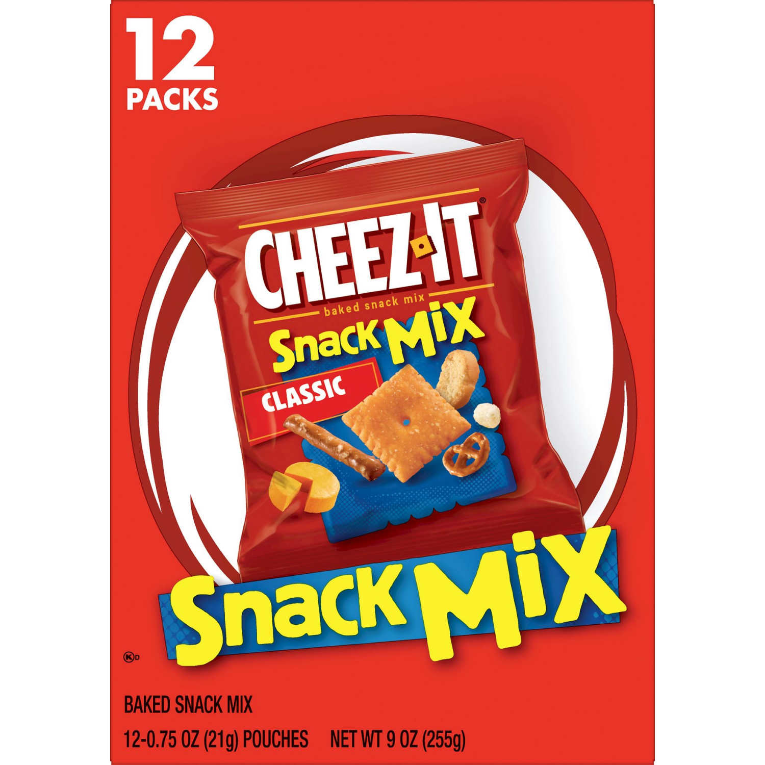 slide 2 of 8, Cheez-It Baked Snack Mix, Classic, 12 ct