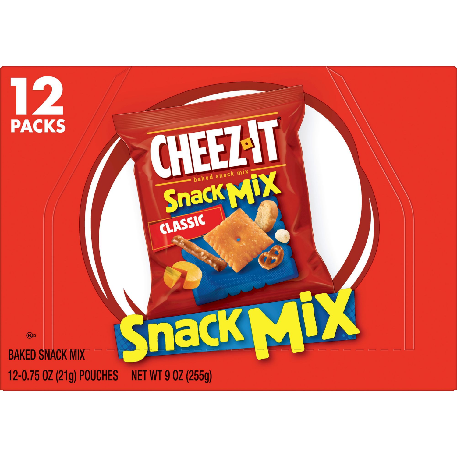 slide 5 of 8, Cheez-It Baked Snack Mix, Classic, 12 ct