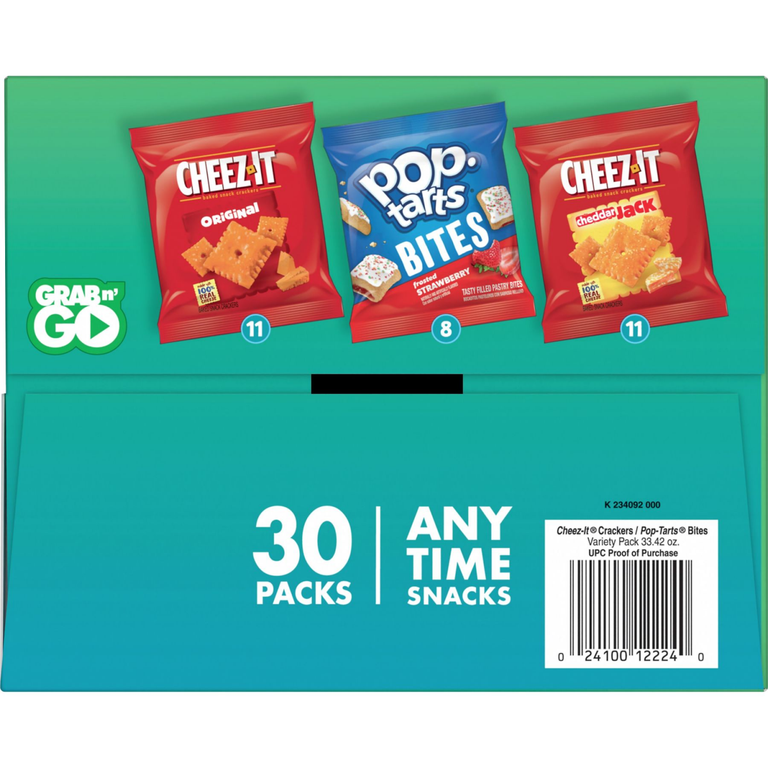 slide 5 of 8, Kellogg's Variety Pack Snacks, 30 ct