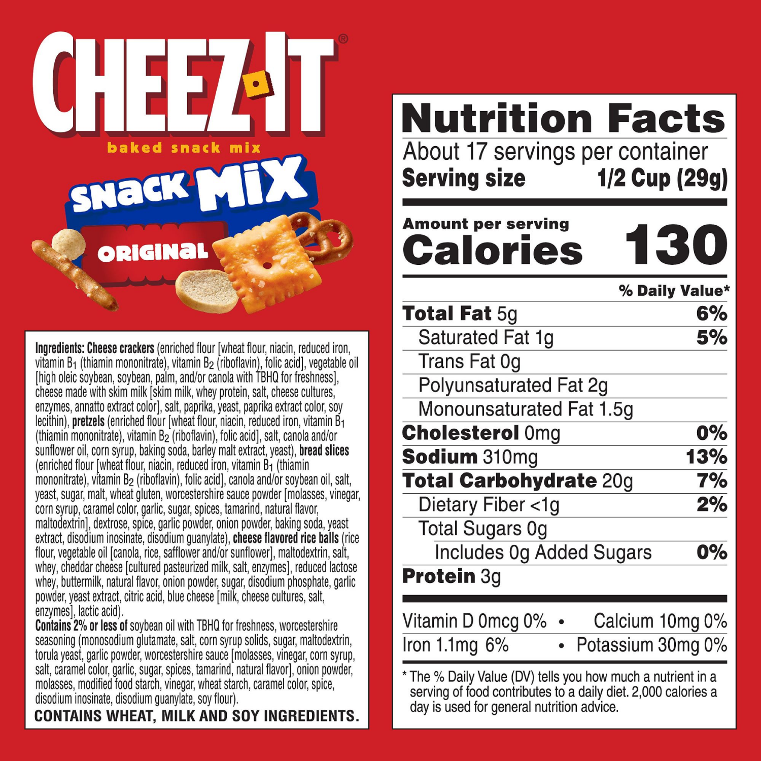 slide 4 of 6, Cheez-It Crackers Snack Mix 17.8oz, 17.8 oz