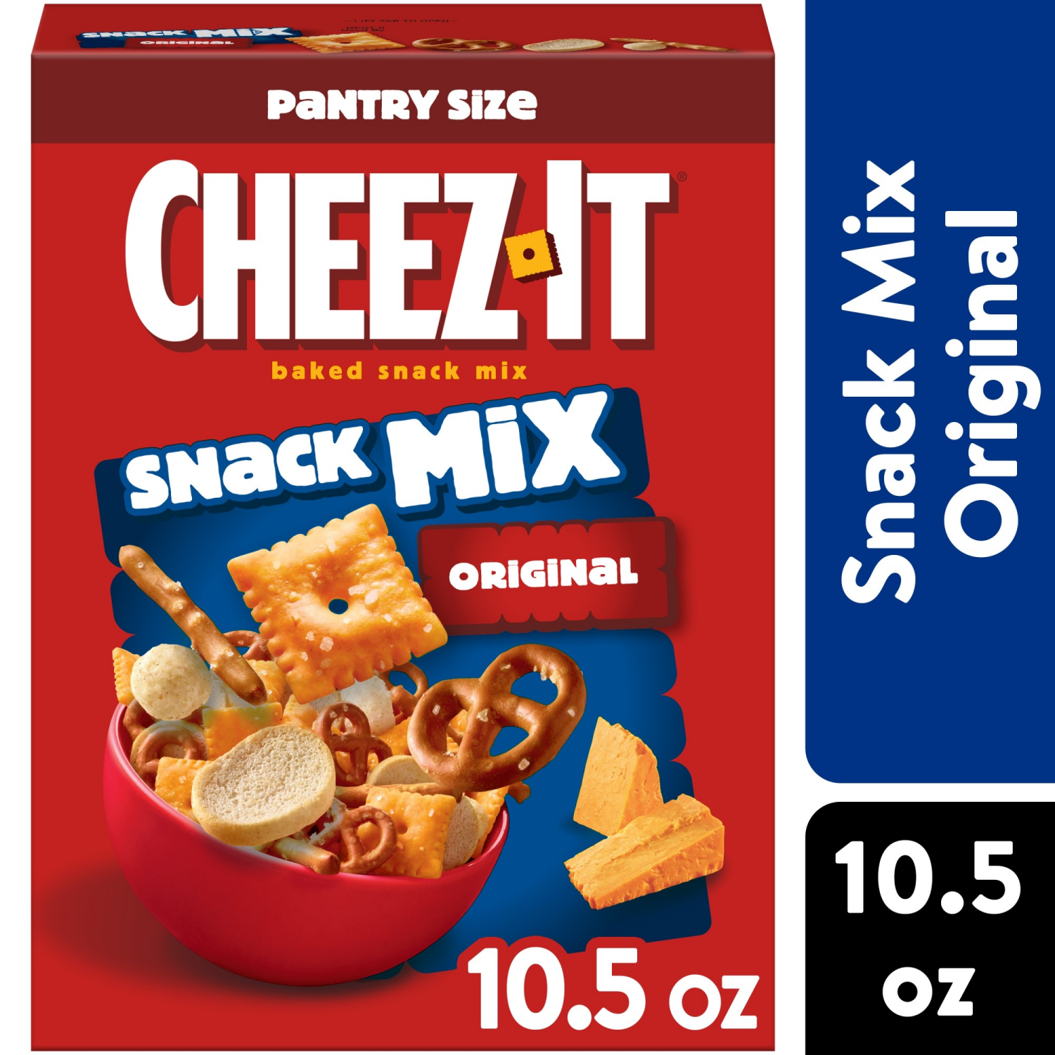 slide 1 of 8, Cheez-It Classic Snack Mix, 10.5 oz