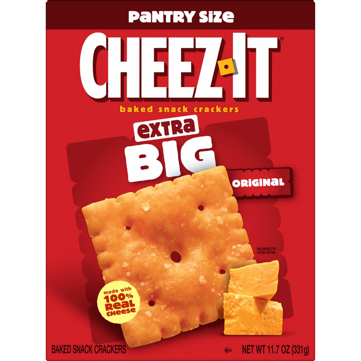 slide 5 of 8, Cheez-It Extra Big Cheese Crackers, 11.7 oz
