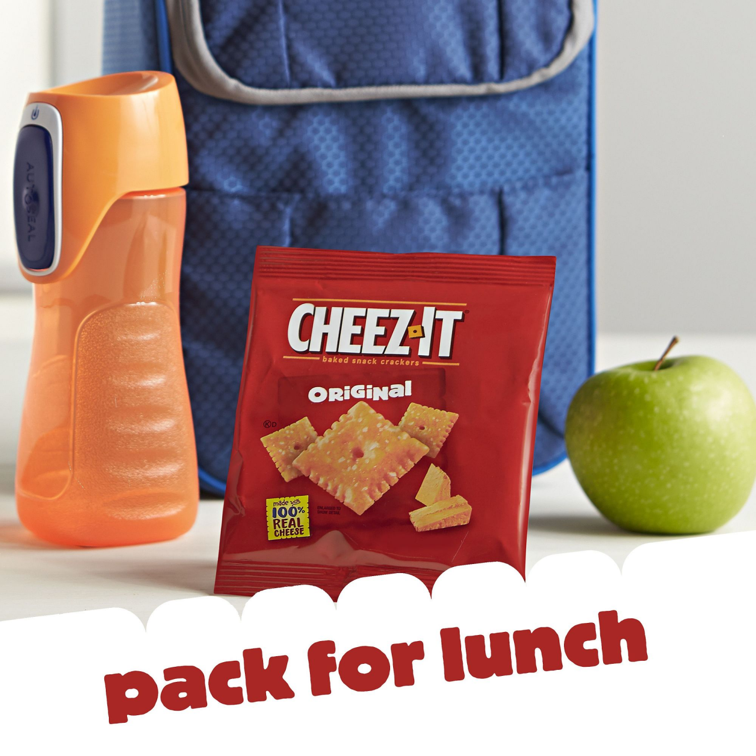 slide 4 of 8, Cheez-It 12 Packs Original Baked Snack Crackers 12-1 oz Pouches, 12 ct