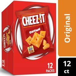 Cheez-It 12 Packs Original Baked Snack Crackers 12-1 oz Pouches