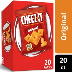 Cheez-It Baked Original Snack Crackers 20 - 1 oz Packages