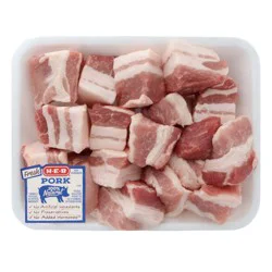 H-E-B Cubed Pork Belly