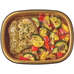 Meal Simple by H-E-B Greek-Style Chicken Breast & Lemon Rosemary Feta Vegetables