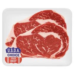 H-E-B Boneless Beef Ribeye Steaks, Thin Cut - USDA Choice