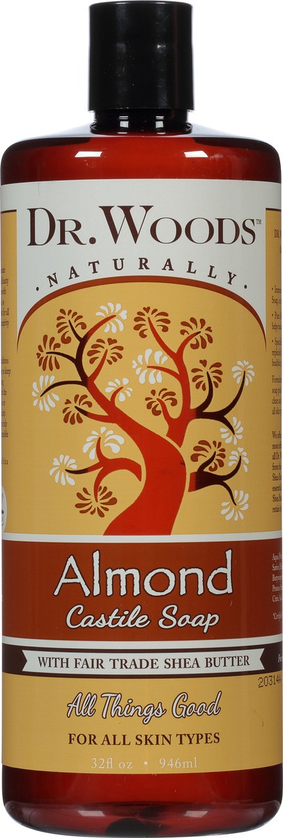 slide 9 of 11, Dr. Woods All Things Good Almond Castile Soap 32 oz, 32 oz