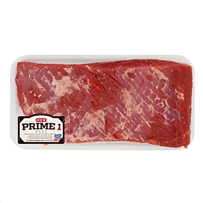 slide 1 of 1, H-E-B Beef Brisket Flat Market Trimmed, USDA Prime, per lb