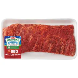 H-E-B Natural Seasoned St Louis Pork Ribs - True Texas BBQ Sweet TX Heat