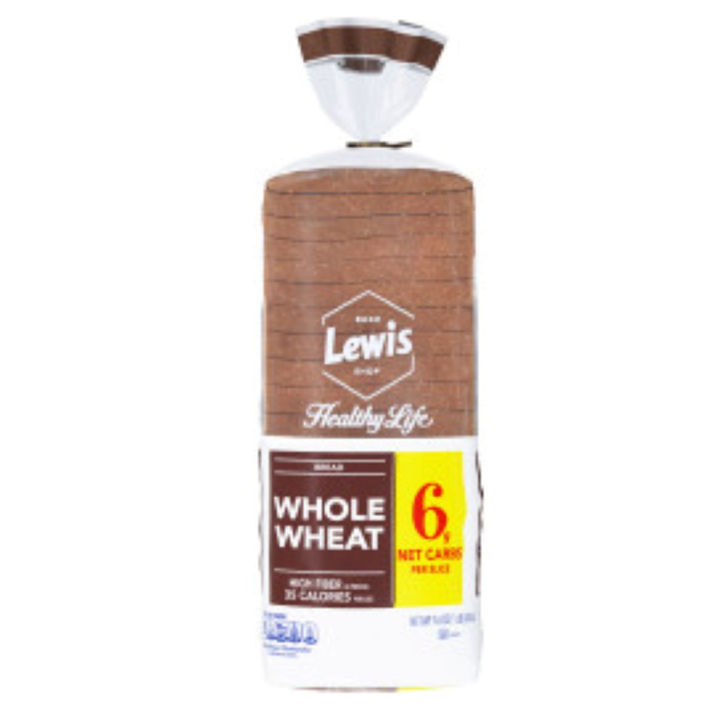 slide 5 of 5, Lewis Healthy Life 100% Whole Wheat Bread 16 oz, 16 oz