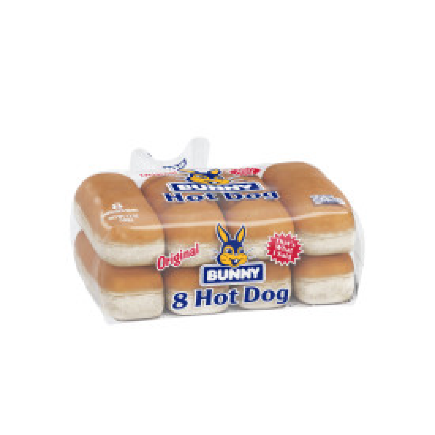 slide 4 of 5, Bunny Hot Dog Buns 8 ct, 8 ct