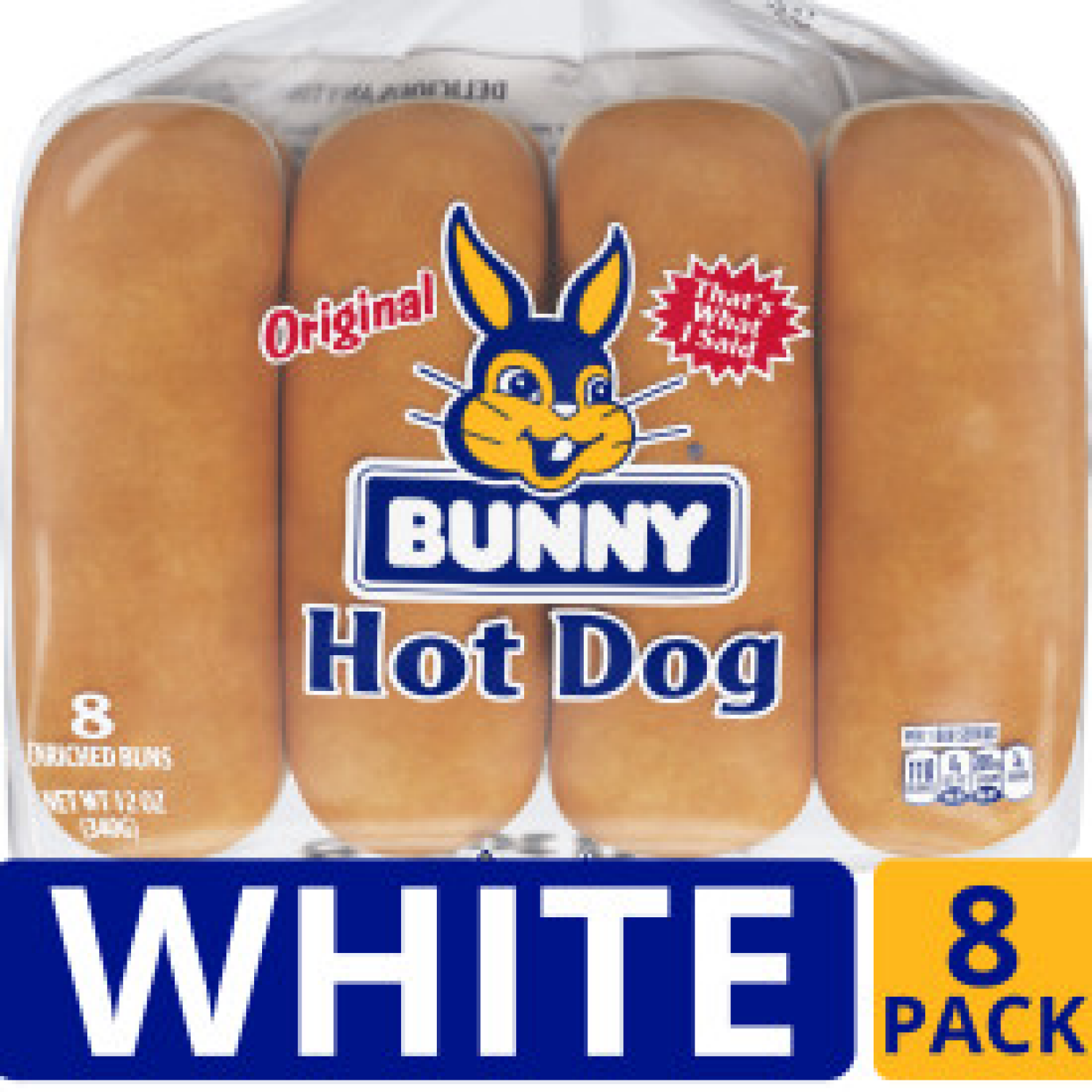 slide 5 of 5, Bunny Hot Dog Buns 8 ct, 8 ct