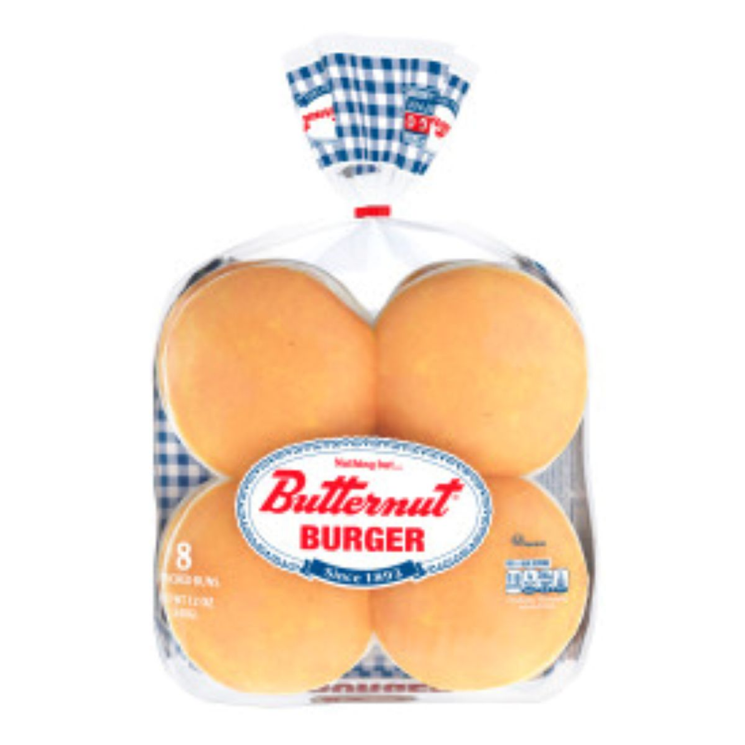 slide 5 of 5, Butternut Burger Enriched Buns 8 ea, 8 ct