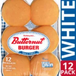 Butternut Burger Buns 12 ea
