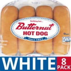 Butternut Hot Dog Enriched Buns 8 ea