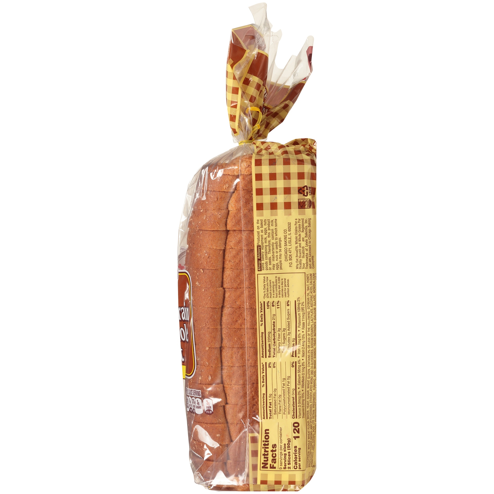 slide 8 of 8, Butternut All Whole Grain 100% Whole Wheat Bread 16 oz, 16 oz