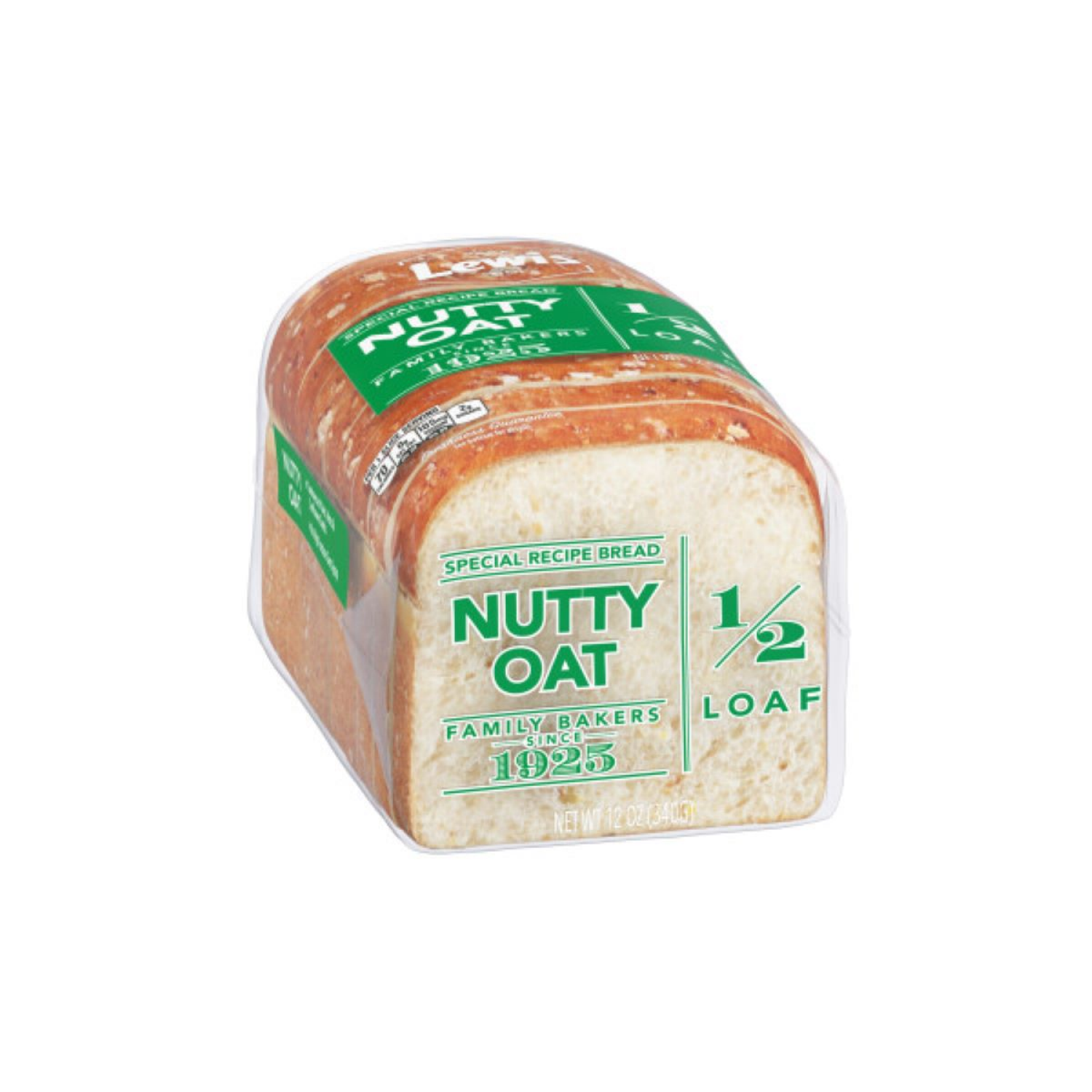 slide 6 of 8, Lewis 1/2 Loaf Nutty Oat Bread 12 oz, 12 oz