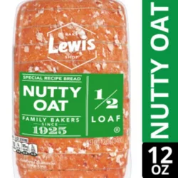 Lewis 1/2 Loaf Nutty Oat Bread 12 oz