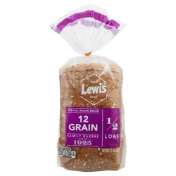Lewis 1/2 Loaf 12 Grain Bread 12 oz