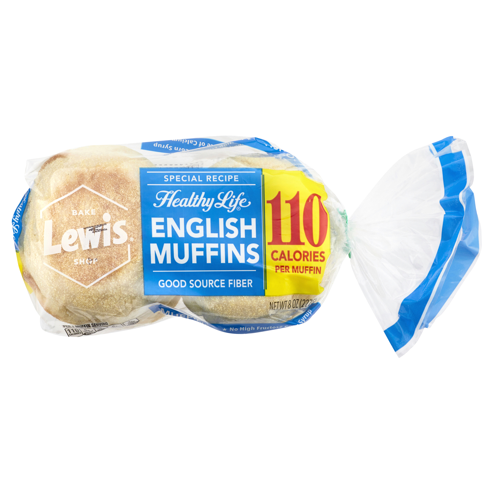 slide 1 of 8, Lewis Healthy Life English Muffins 8 oz, 4 ct