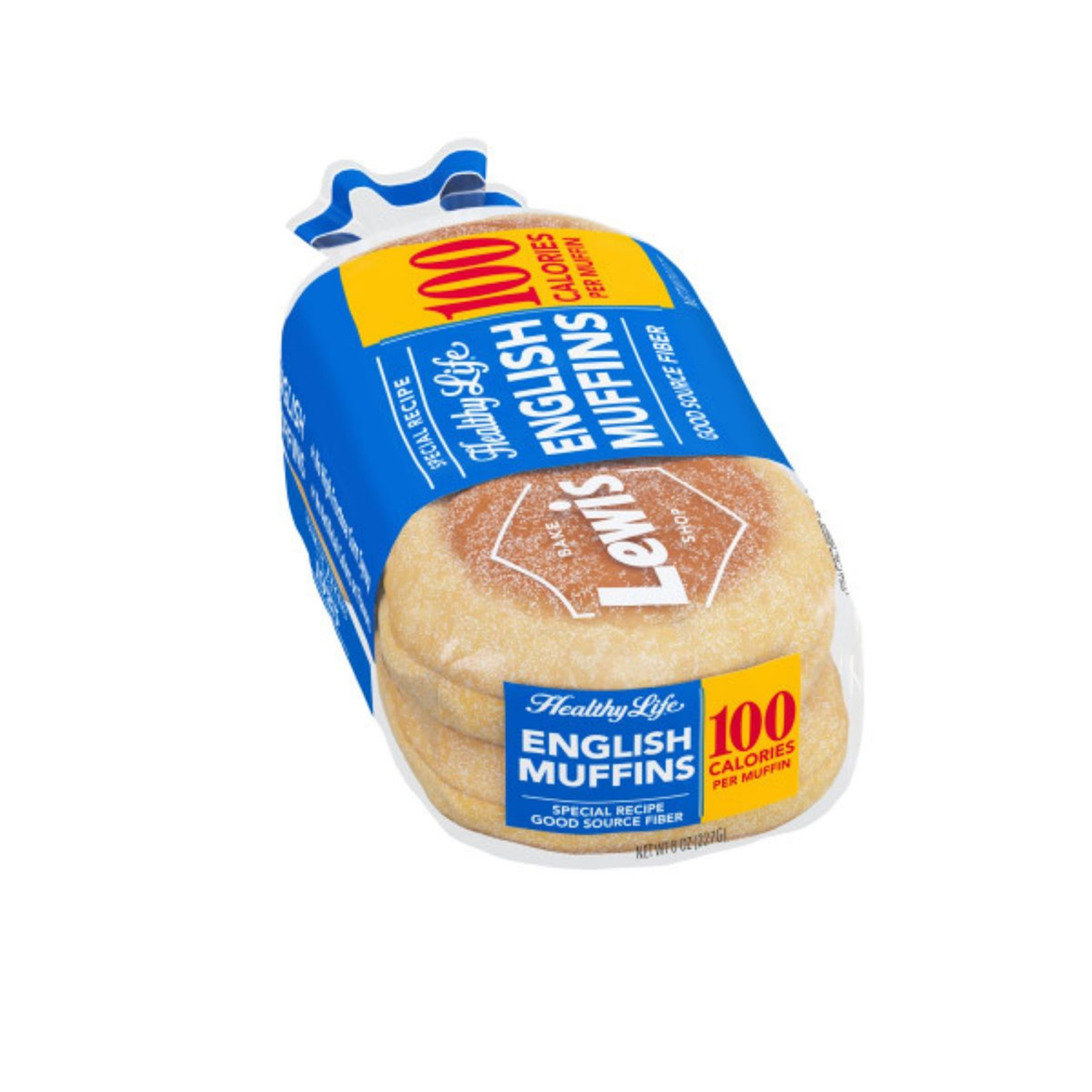 slide 6 of 8, Lewis Healthy Life English Muffins 8 oz, 4 ct