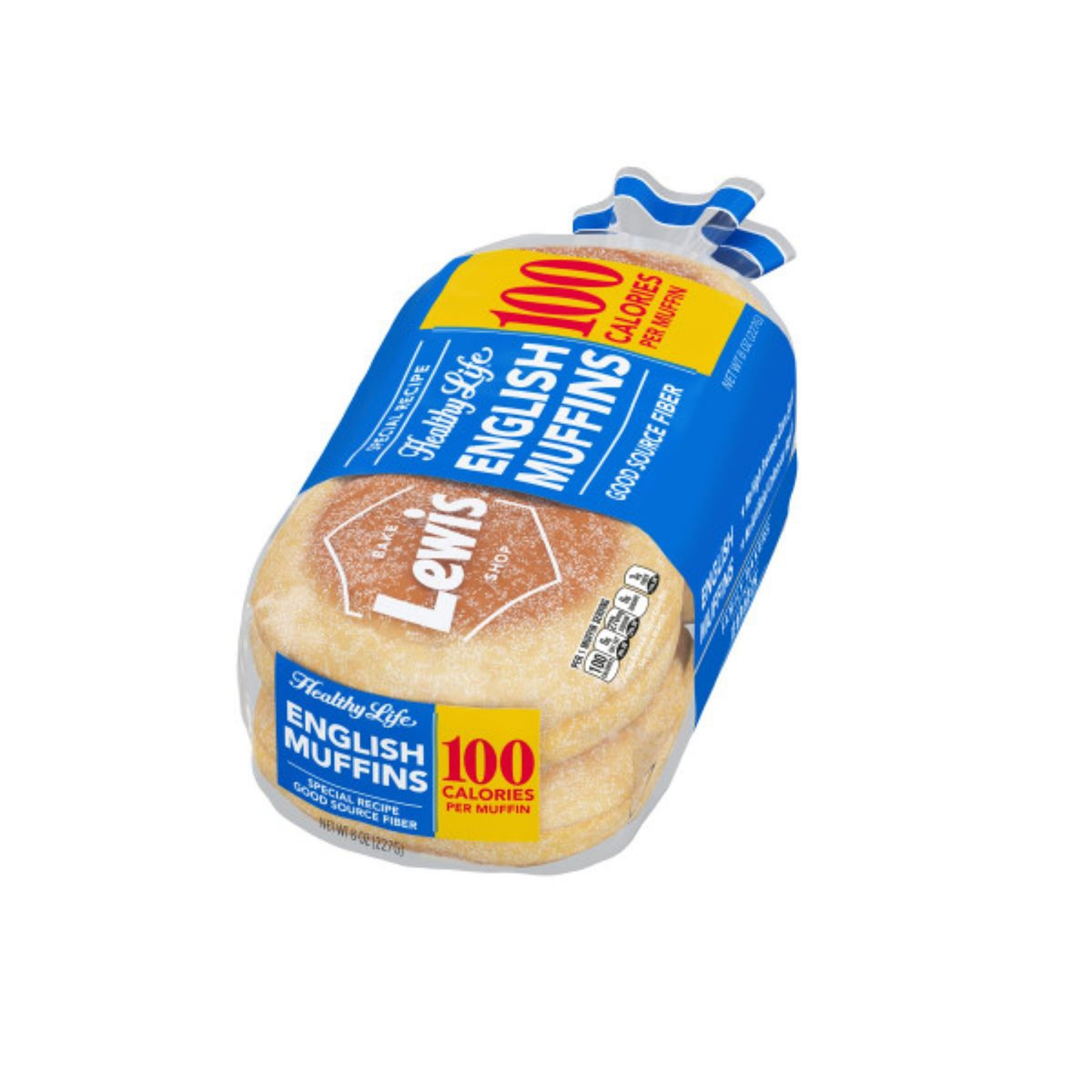 slide 7 of 8, Lewis Healthy Life English Muffins 8 oz, 4 ct