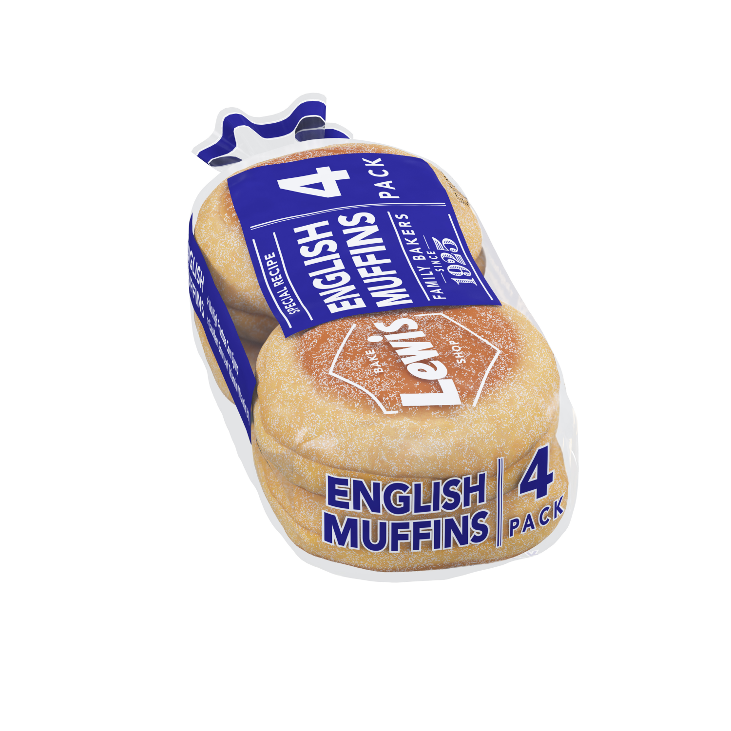 slide 4 of 5, Lewis Bakeries White English Muffins, 8 oz, 4 Count, 8 oz