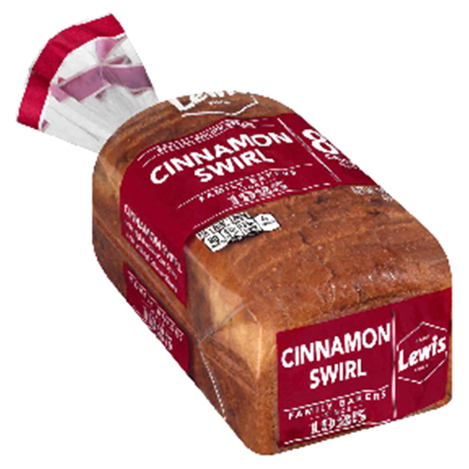 slide 1 of 1, Lewis Bake Shop Cinnamon Swirl Bread, 16 oz