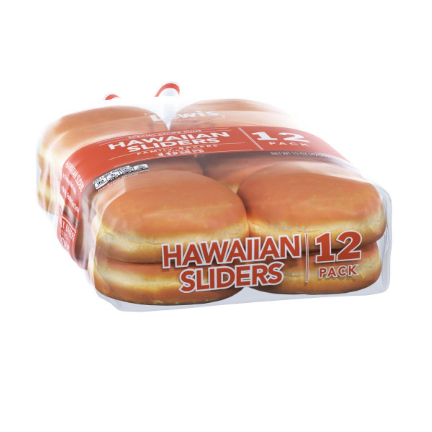 slide 6 of 8, Lewis Bakeries Hawaiian Sliders Buns 12 ea, 12 ct