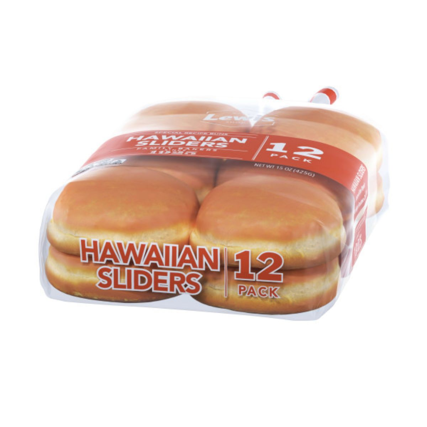 slide 7 of 8, Lewis Bakeries Hawaiian Sliders Buns 12 ea, 12 ct