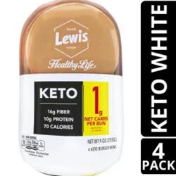 Healthy Life Keto Burger Buns 4 ea